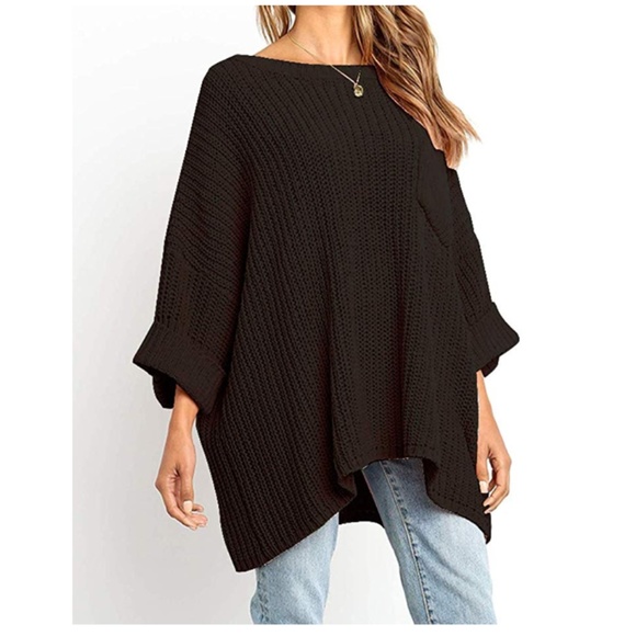 Sweaters - Winter Knitted Off Shoulder Sweater Pullover